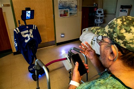 20170712 Colts Robot Visit to Patients 0090.jpg photo