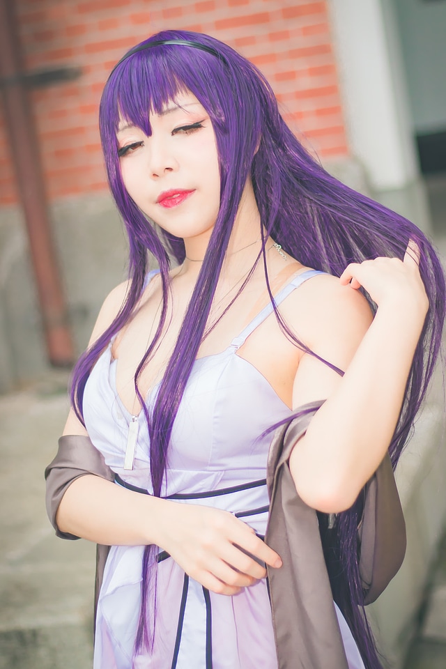 Portrait of Sexy Super Hero Female Cosplay Character