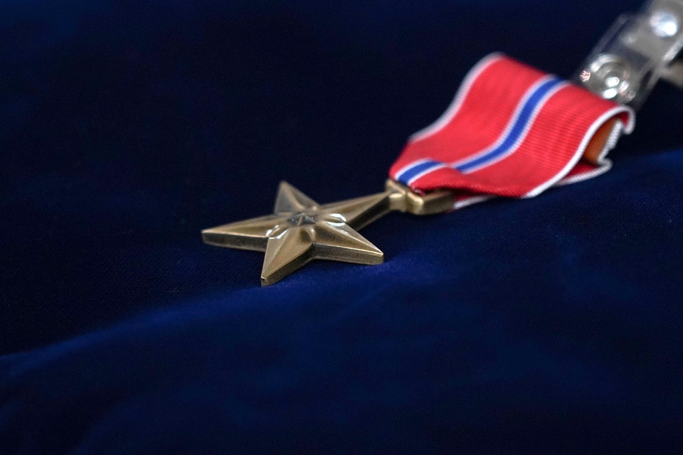 A Bronze Star Medal