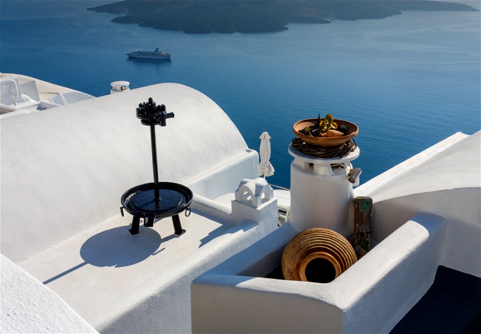 Santorini.