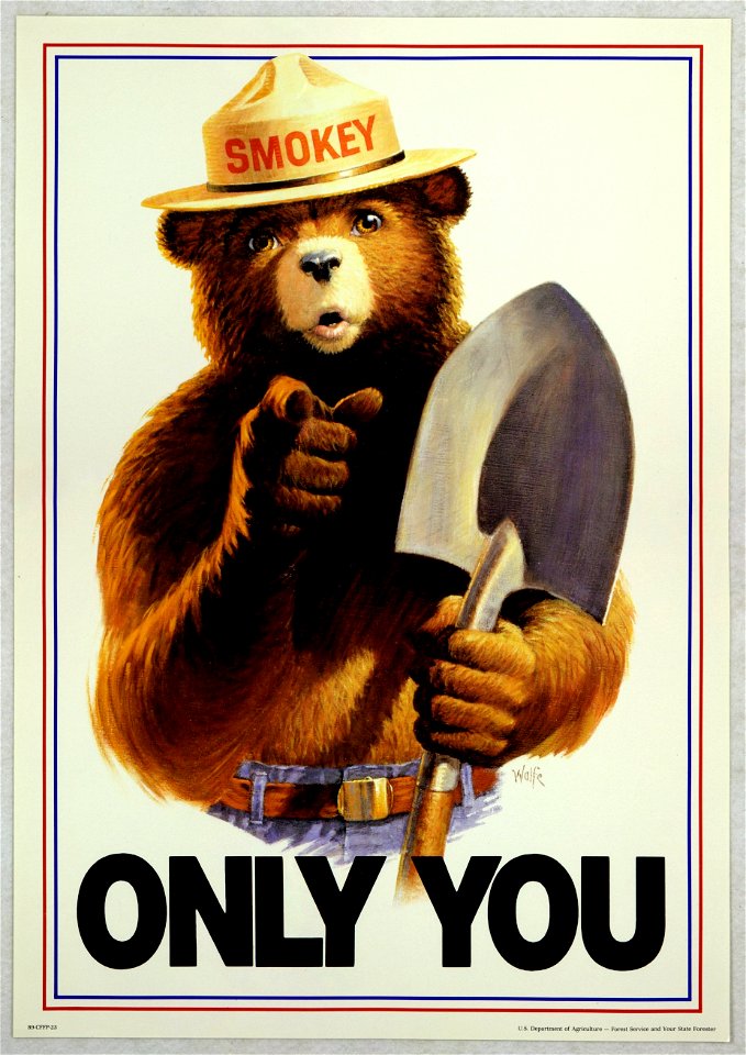 I wanna wear my smokey bear, oh yeah, oh yeah, ah ha 🐻 Καπνιστή αρκούδα