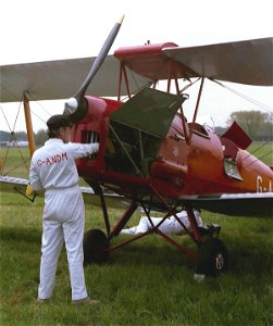 Tiger Moth G-ANDM at Biggin Hill Moth Meet 1984