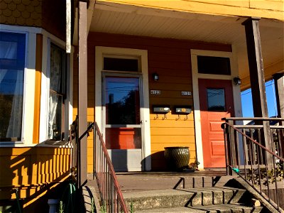 Yellow Duplex NE Portland - Doors