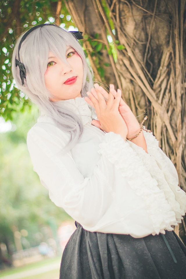 Japan anime costume girl portrait