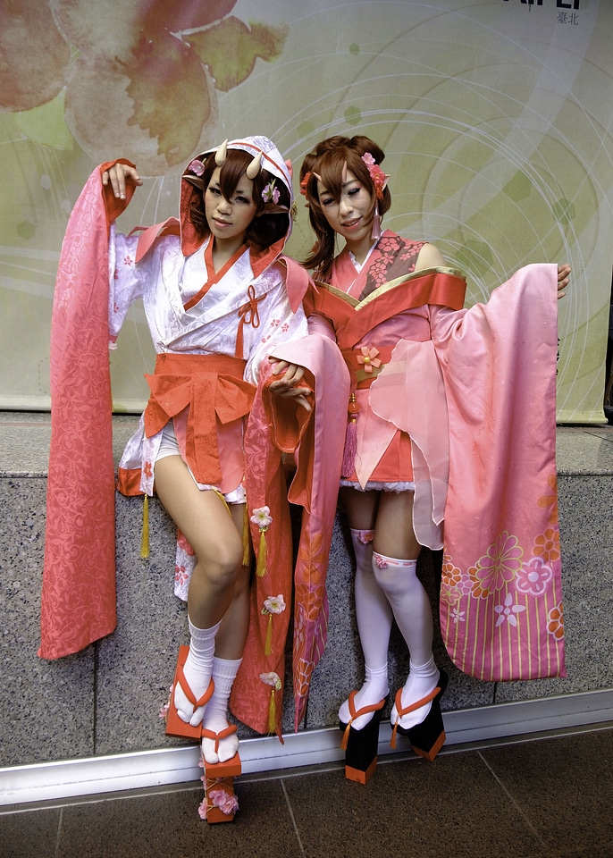 Anime cosplay Costume cute asian Woman