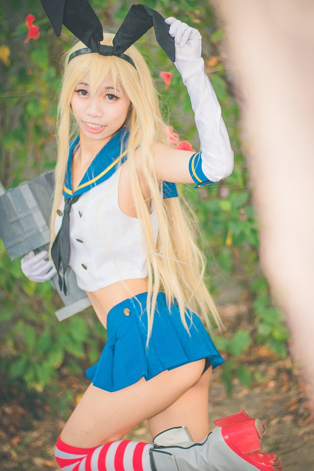 Japan anime costume girl portrait
