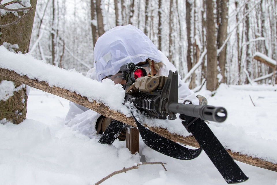 Soldiers Combat Team train