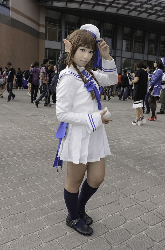 outdoor cosplay girl japanese style