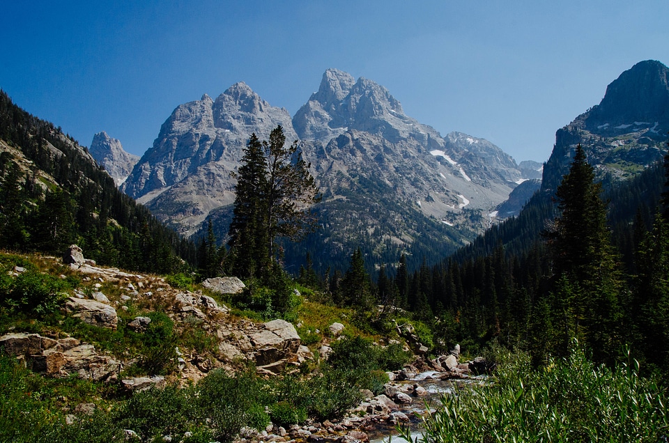 Taggart Lake in Grand Teton National Park photo