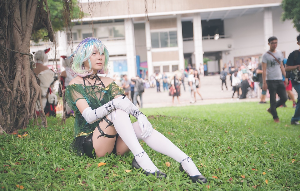 Japan anime cosplay Girl