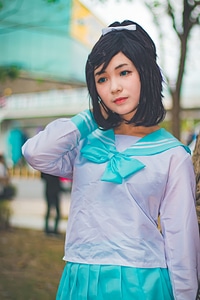 outdoor cosplay girl japanese style