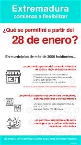 Extremadura flexibiliza