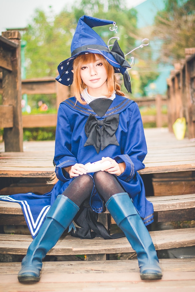 outdoor cosplay girl japanese style