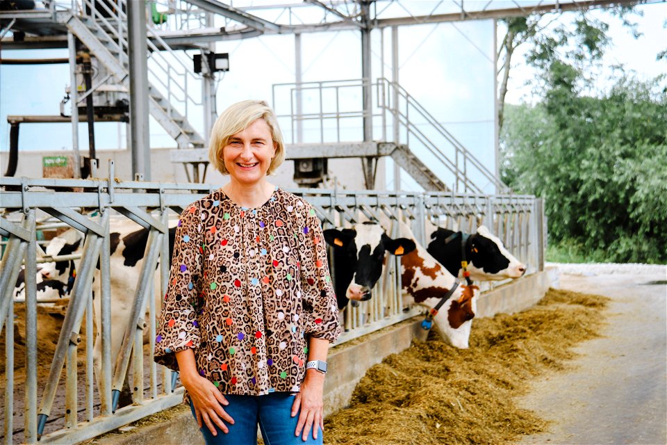 Minister van Landbouw op boerderij in Aalter
