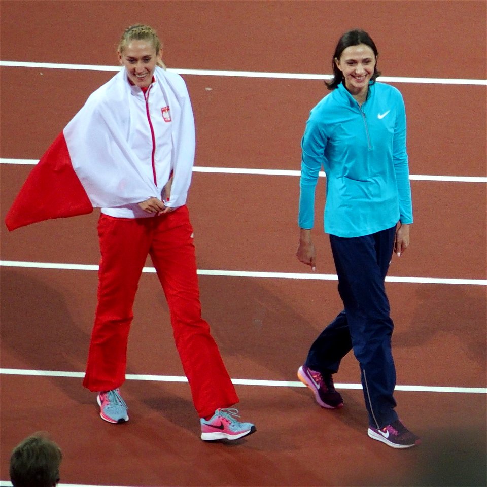 Kamila Licwinko et Mariya Lasitskene