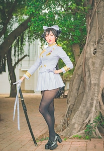 Japan anime costume girl portrait