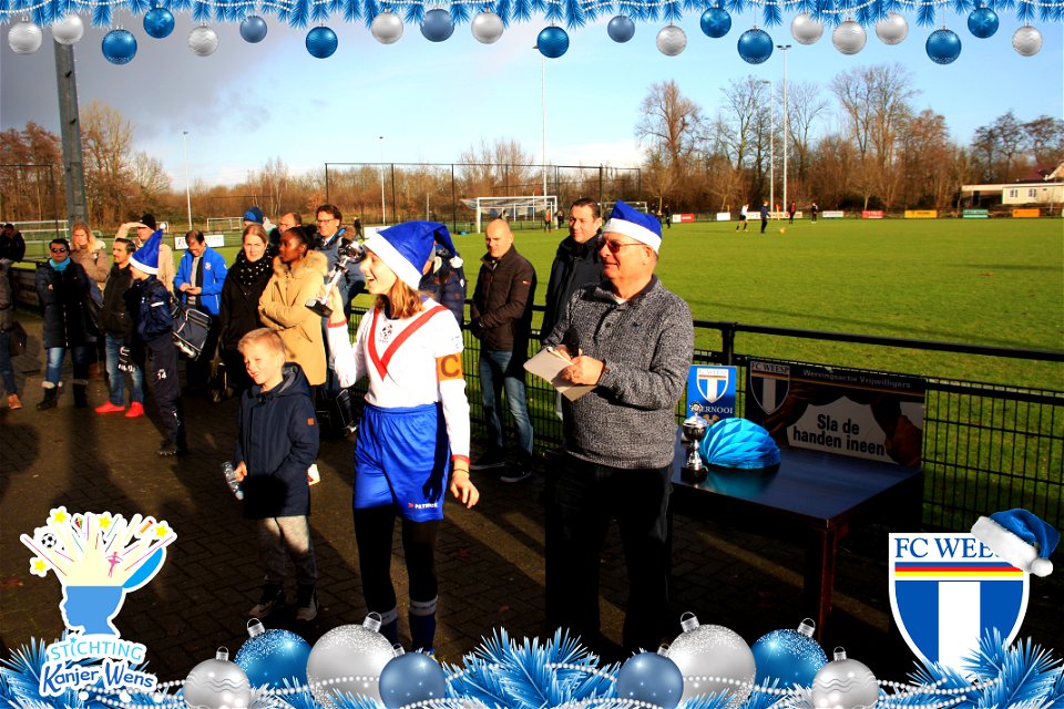FC Weesp Kersttoernooi 2017 voor Stichting Kanjer Wens - Gesponserd door: LaLieFra.nl Wensballonnenshop.nl en Richi Franken Producties