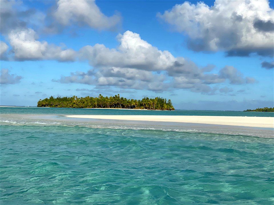 Tropical island beach photo