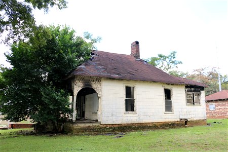 The Old Caretakers House in Oakwood Cemetery, Birmingham, Alabama photo