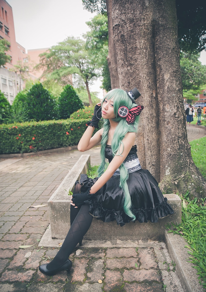 Portrait of Sexy Super Hero Female Cosplay Character