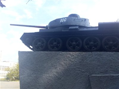 Tank monument in Minsk
