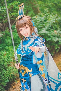 Japan anime costume girl portrait