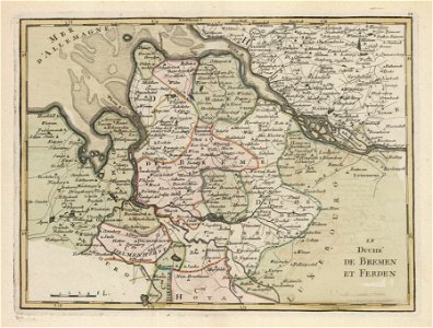 19 Das Elbe-Weser-Dreieck um 1760