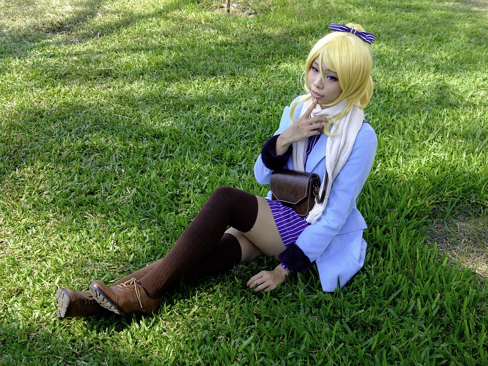 Anime cosplay Costume cute Asian Girl