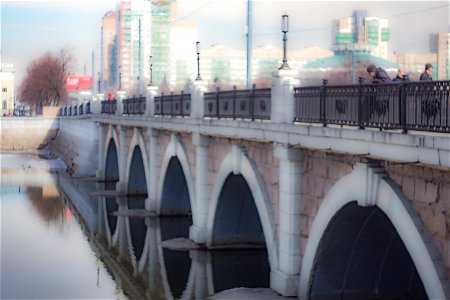 Троицкий (Кировский) мост, Челябинск,Troitsky (Kirovsky) bridge Chelyabinsk