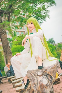 Japan anime costume girl portrait