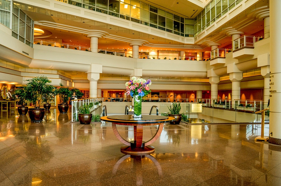 Pan pacific hotel lobby brown hotel