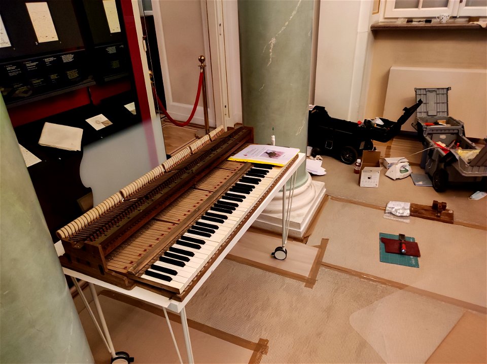 Chopin's last piano keyboard1 photo