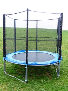 Jump safety net play photo