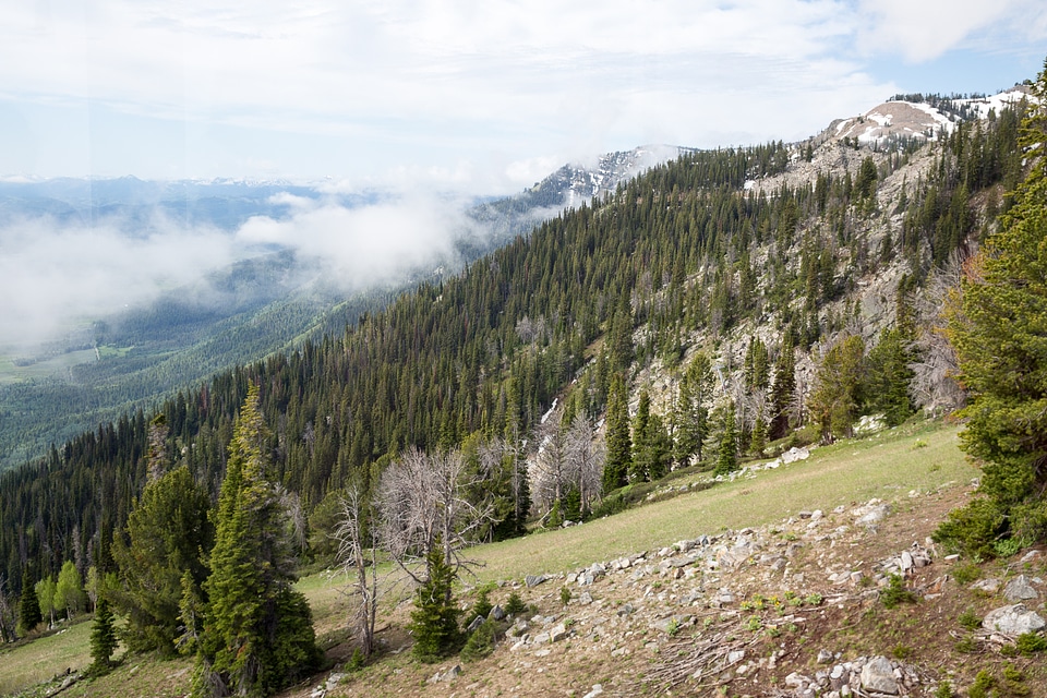 Granite Canyon in Grand Teton National Park