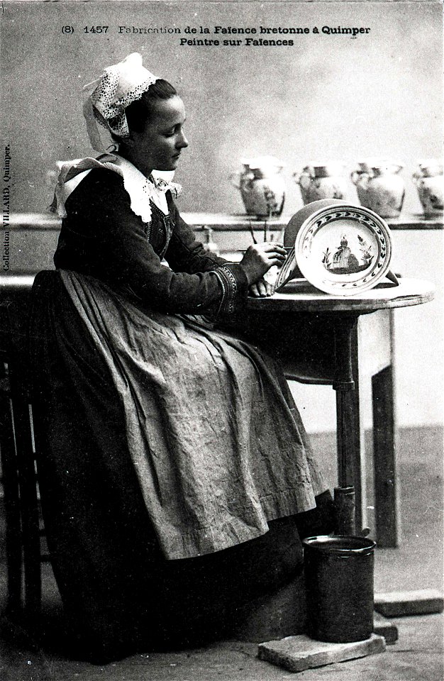 Fabrication de la faience bretonne à Quimper 2