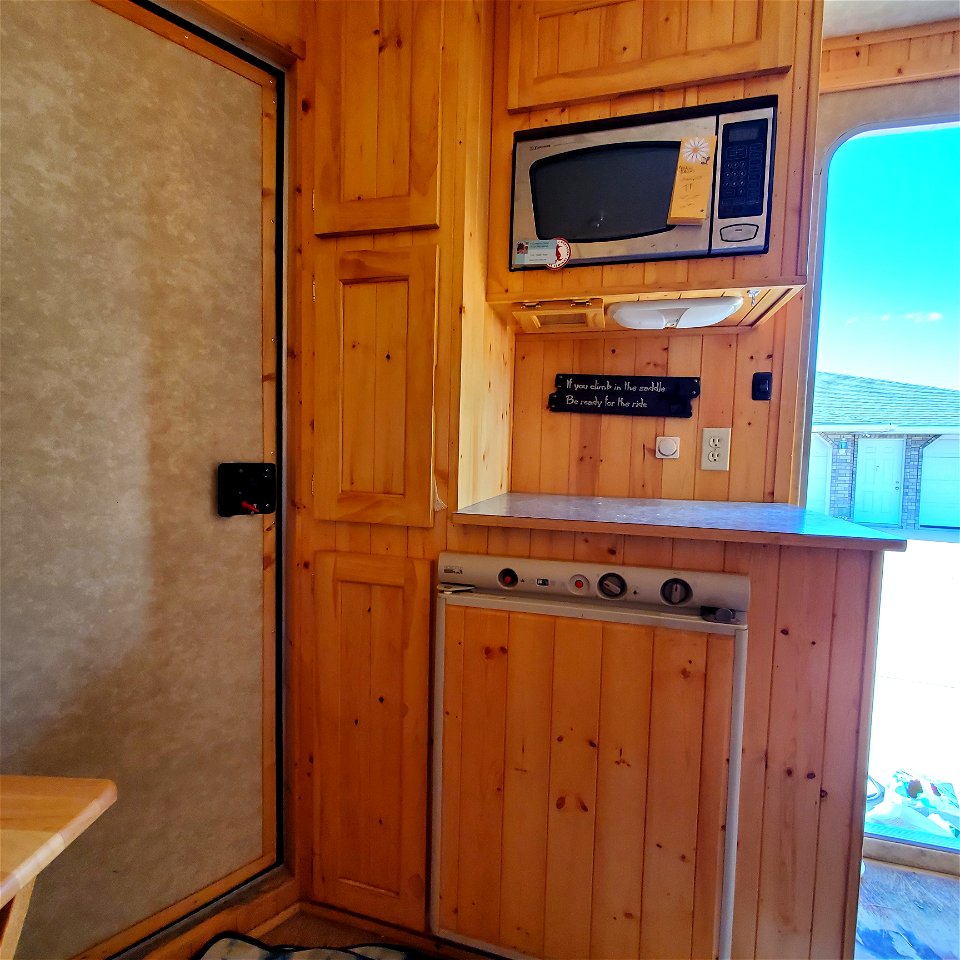 Fridge and Microwave