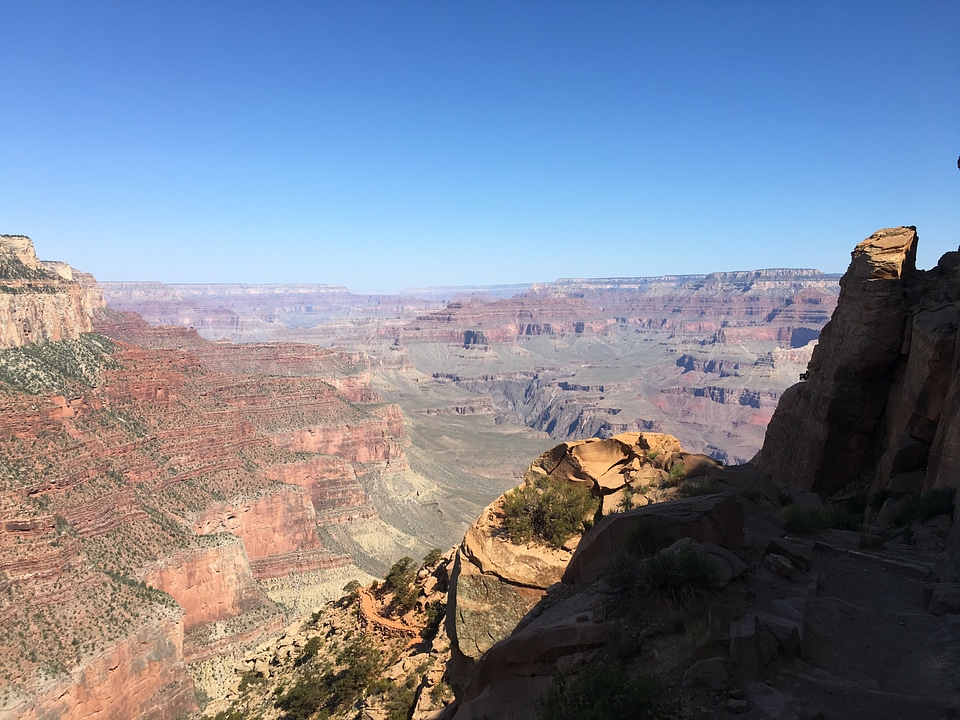 Scenic view in Grand Canyon national park