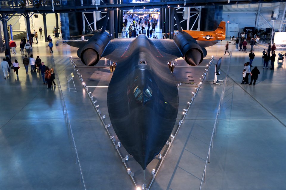 SR-71 Blackbird at Smithsonian's National Air and Space Museum /  Steven F. Udvar-Hazy Center