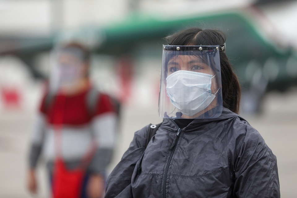 women wearing hygienic mask to prevent the Coronavirus
