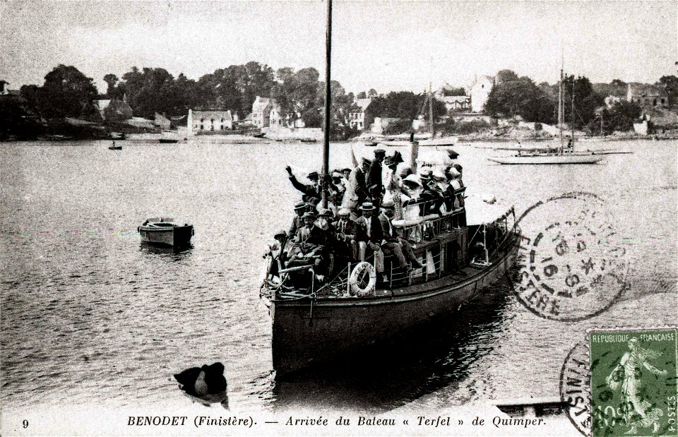 Benodet carte postale ancienne