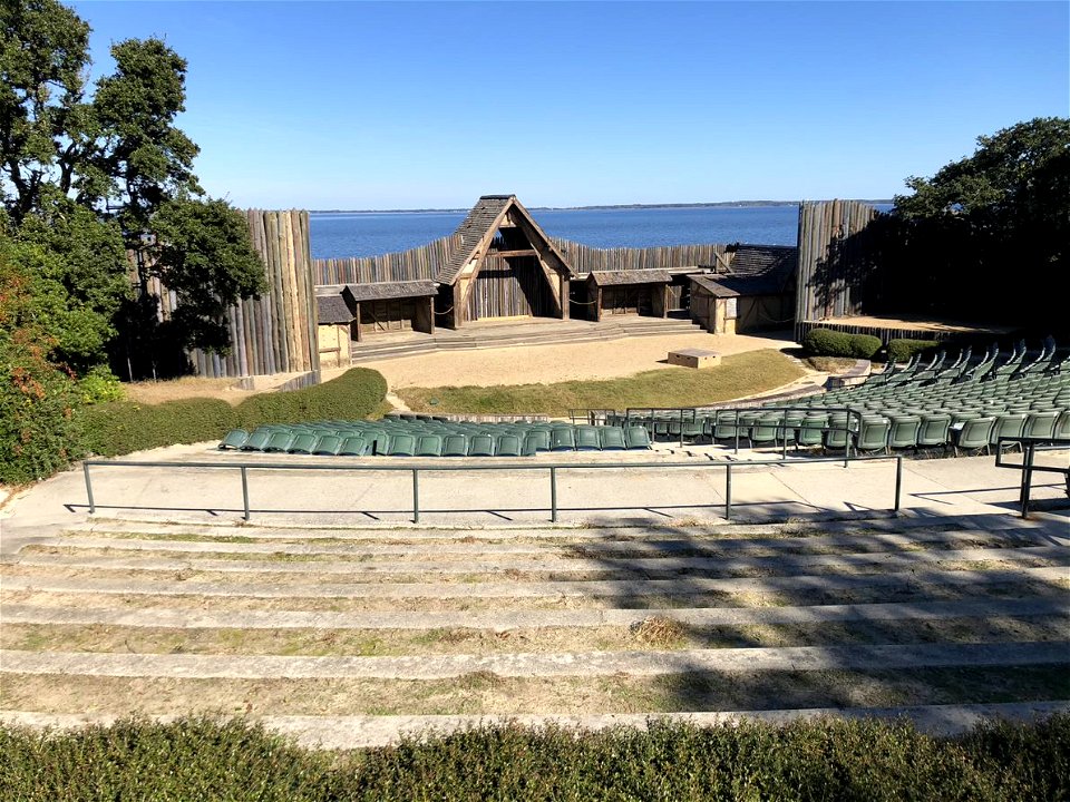 Waterside Theatre seat removal project 11-14-2021