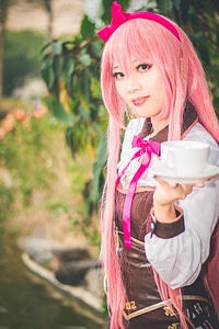 Japan anime costume girl portrait