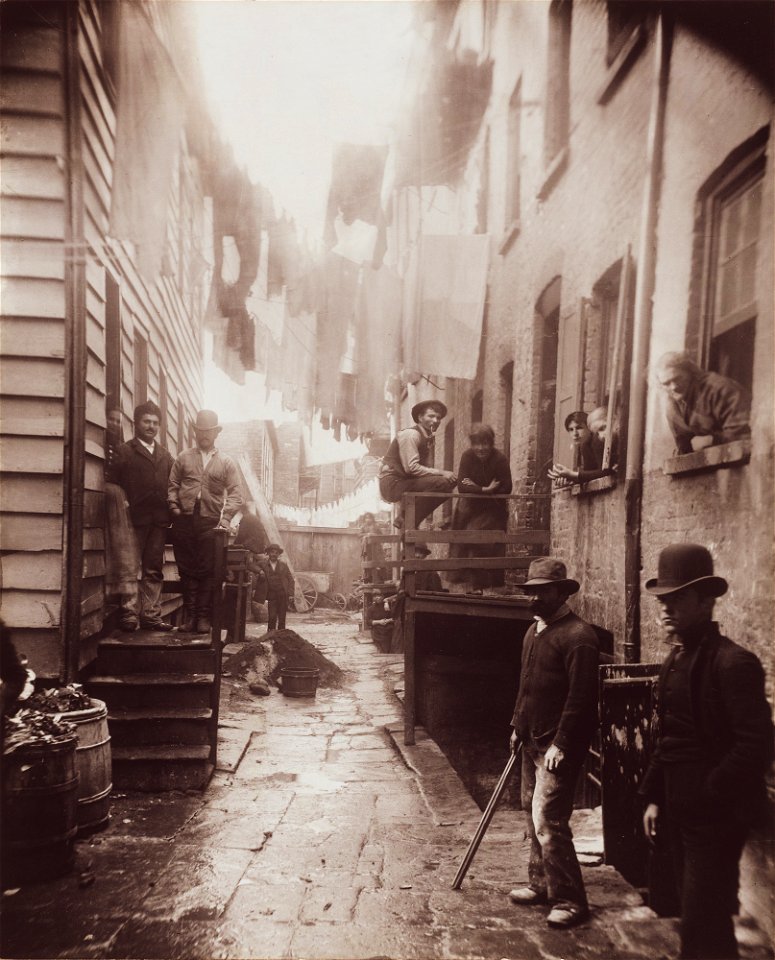 Bandits Roost, 59 1/2 Mulberry Street, 1888
