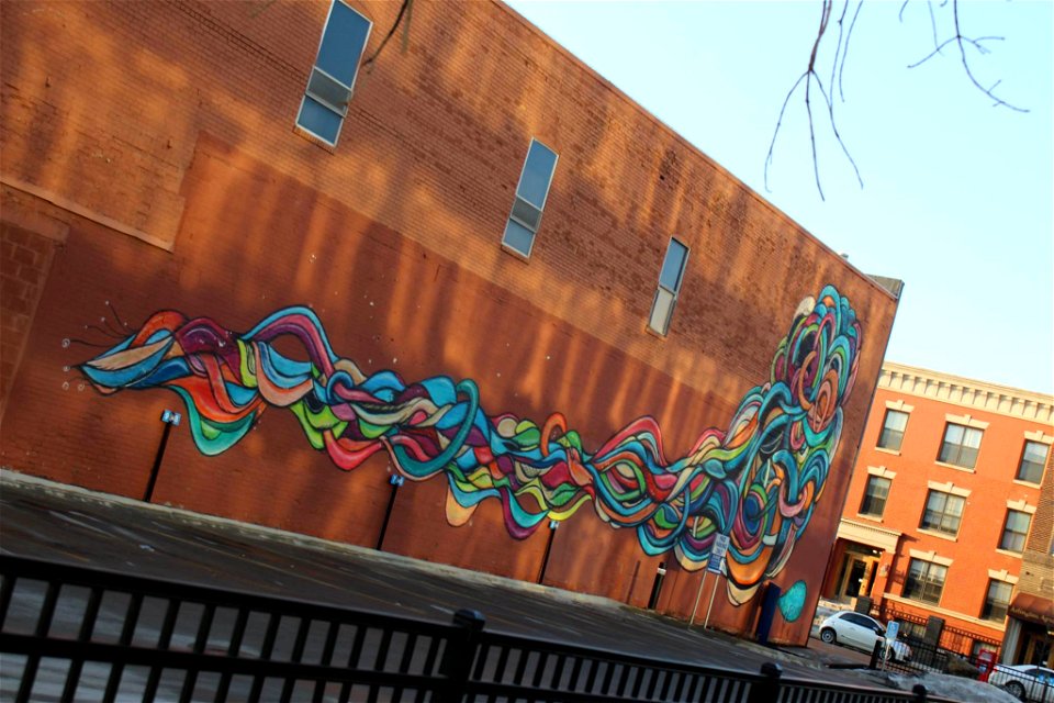 Downtown Des Moines, Iowa Building Art