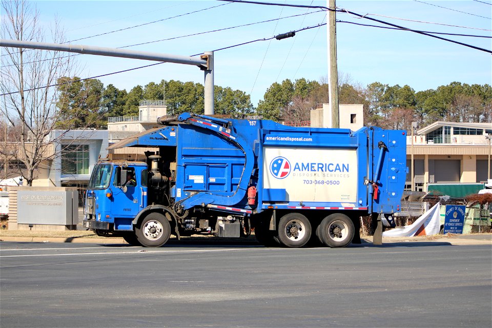 American Disposal truck 157