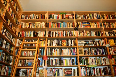 Book Store Shelves photo