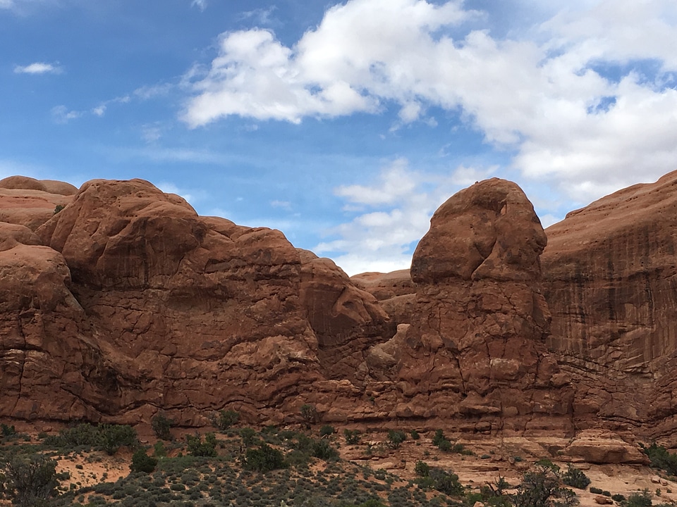 Beautiful Rock Formations in Arches National Park