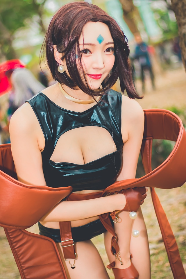 Japan anime costume girl portrait