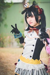 Japan anime costume girl portrait