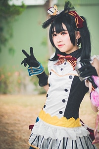 Japan anime costume girl portrait photo